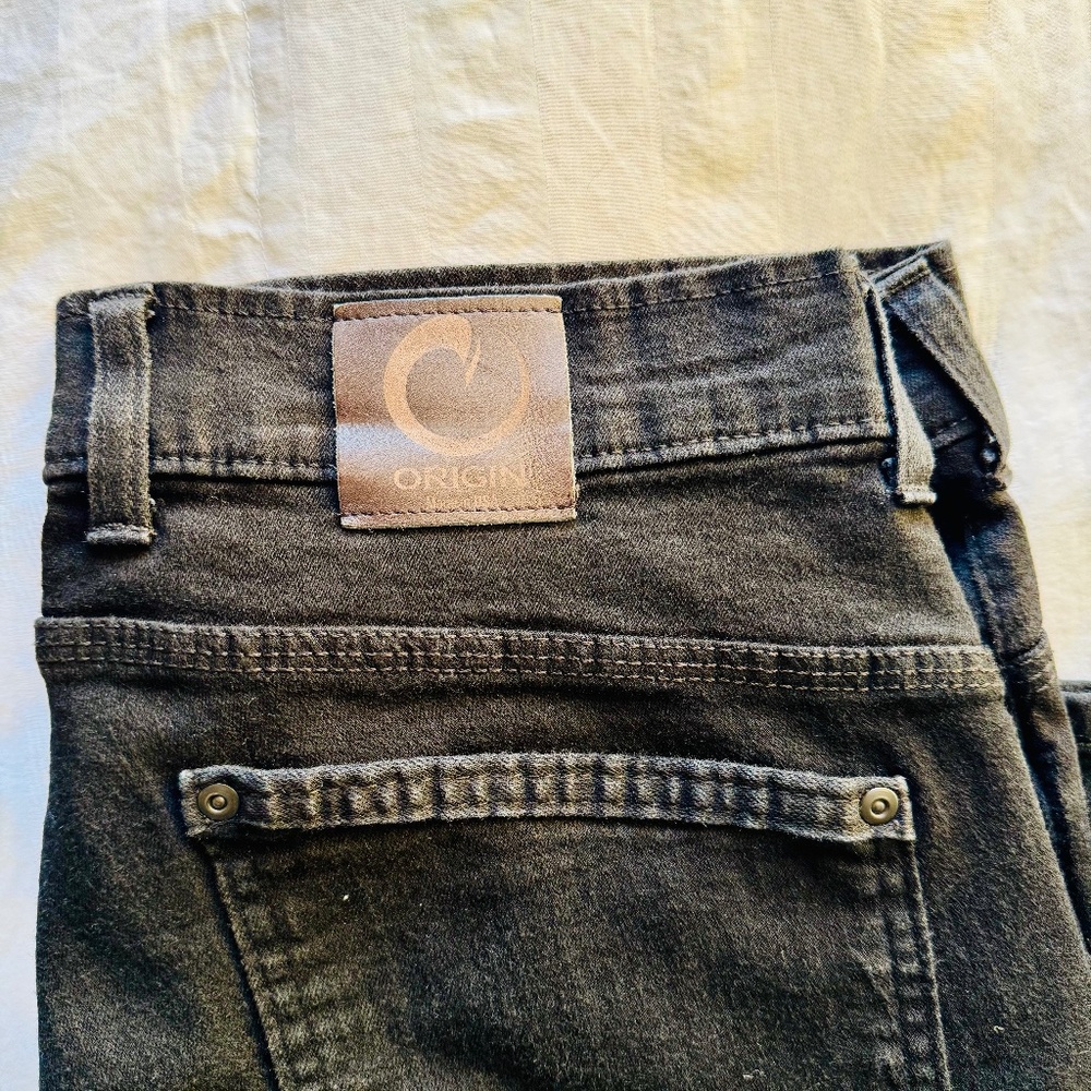 Delta Flex Jeans (Origin USA) 36 x 32 - Straight Fit - BLACK